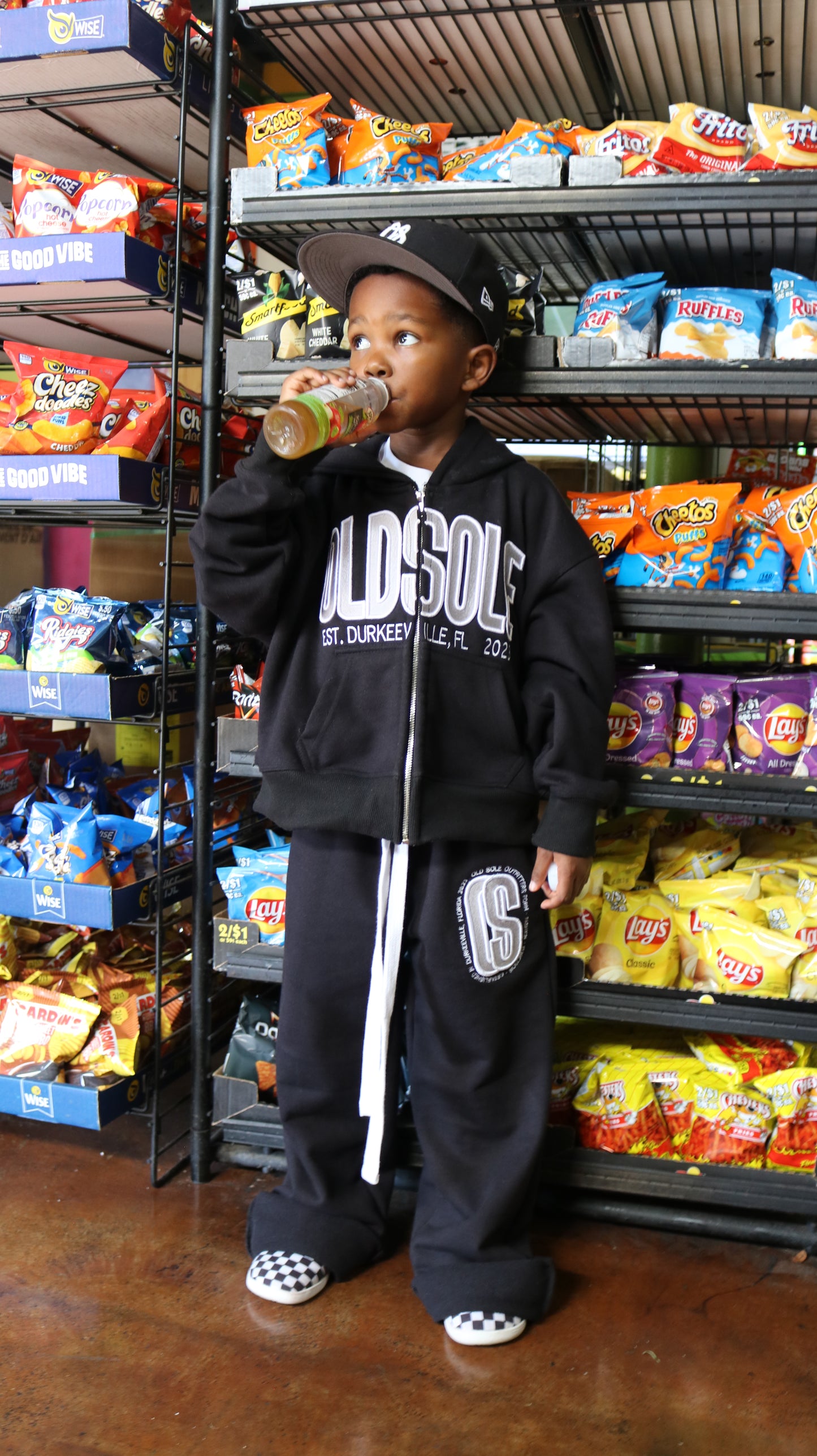 Kids Est. In Durkeeville Logo Hoodie